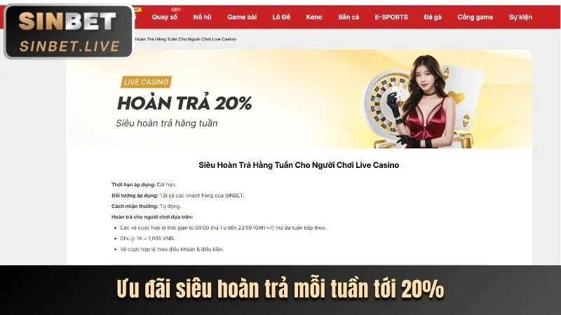 Ưu đãi chào mừng thành viên mới khi đăng ký Ricwin